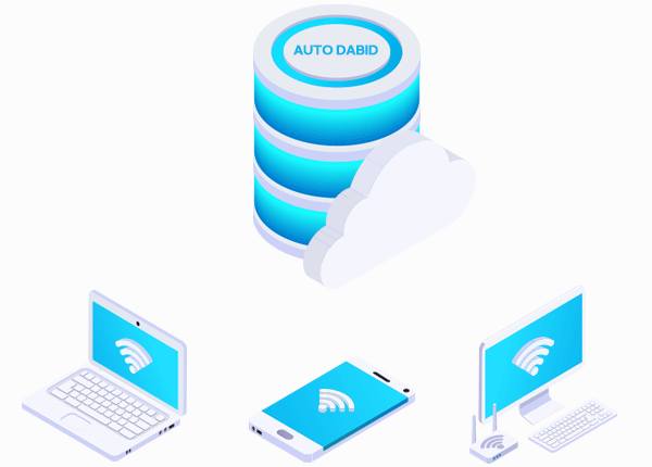 웹 기반의 오토다비드</span>는 별도의 프로그램 설치없이<br>인터넷이 가능한 모든 기기에서 접속하여<br>언제 어디서든 사용이 가능한 솔루션입니다.